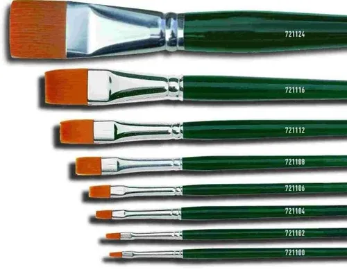Kreul Pinsel Basic feines Nylon flach Gr. 4 Pinsel