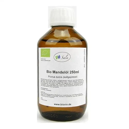 Sala Mandelöl kaltgepresst BIO (250 ml Glasflasche)