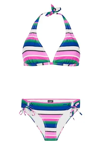 PROTEST Damen Bikini PRTKami Halter C-cup - Bikinis aus recycelten Materialien, nachhaltig und stilvoll, ideal für aktive Sommertage am Strand.
