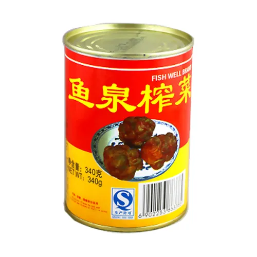 340g eingemachtes Gemüse scharf Fish Well Brand Preserved Vegetable Whole