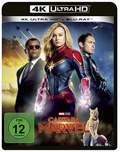 Captain Marvel: 4K Ultra HD Blu-ray + Blu-ray