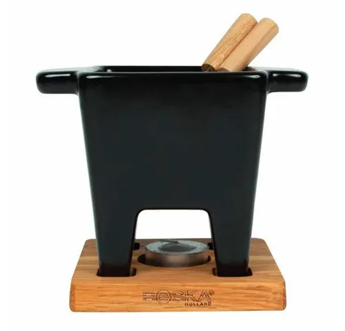 Tapas Fondue-Set klein schwarz