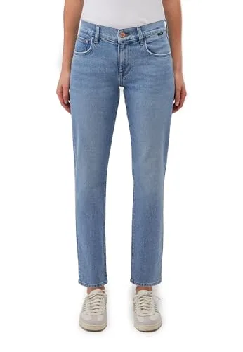 Mavi Damen Mirella Jeans, mid Brushed 90s, 32/32 - Jeans für Damen mit zeitlosem Design, strapazierfähigen Materialien und bequemen Schnitt – ideal für jede Gelegenheit!