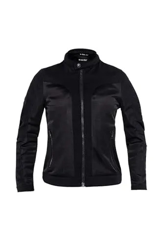 John Doe Motorradjacke Aero Mesh Women XTM - Schwarz, Größe M - Schutzjacke für Frauen mit optimaler Belüftung und stylischem Design, ideal für warme Tage auf dem Motorrad.