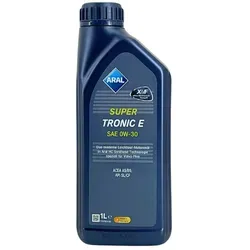 Aral SuperTronic E 0W-30 Motorenöl - Motoröl für Kraftfahrzeuge, HC-Synthese mit ACEA A5/B5 und API SL/CF. Bietet hervorragenden Schutz und Leistung bei extremen Temperaturen. Ideal für optimale Motorleistung.