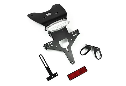 ZIEGER Kennzeichenhalter für Suzuki GSX 1300 B-King - Motorradzubehör mit modellspezifischer Adapterplatte und E-Prüfung für sichere und einfache Montage.