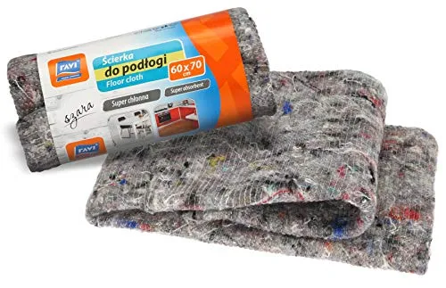 RAVI Lappen, Reinigungstücher, 60 x 70 cm, Bodentücher, hygienische Putztücher für Haushalt und Küche, weiche Tücher für Paneelen, Parkett, Fliesen und Laminat, mehrfache Nutzung