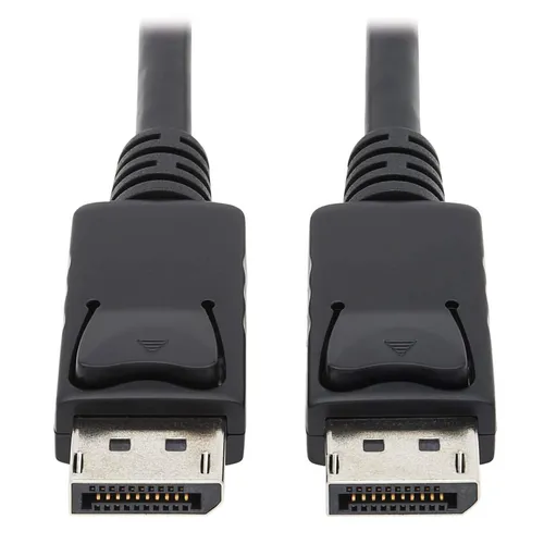 Eaton DisplayPort Cable with Latches, DP to DP, Male-to-Male Connectors, 4K @ 60