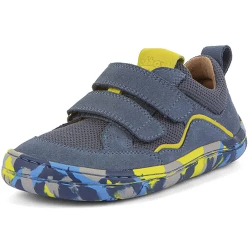 Froddo Barefoot Base Denim EU 32 - Flexibles Barfußgefühl - Leichte Freizeit-Schuhe aus Leder mit extra flexibler Laufsohle für ein angenehmes Barfußgefühl. Ideal für aktive Kinder.