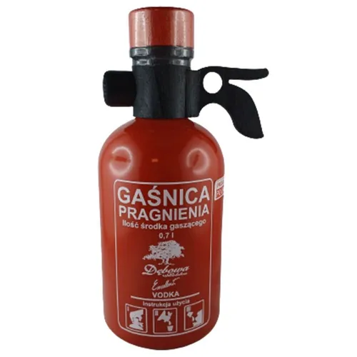 Vodka Debowa Polska Excellent Feuerlöscher 0,7L polnischer Wodka Geschenkideen