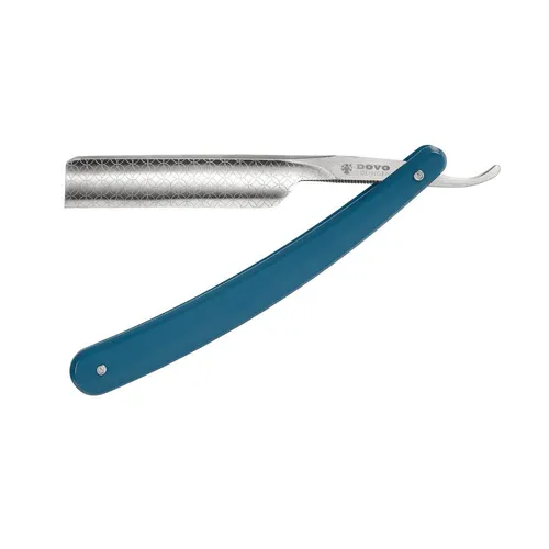 DOVO Solingen Körperrasierer DOVO RUNDE SACHE Blau – Rasiermesser, 1-tlg. silberfarben - Hochwertiger Körperrasierer aus Kohlenstoffstahl, ideal für präzise Rasuren. Leicht und handlich, perfekt für den täglichen Einsatz.