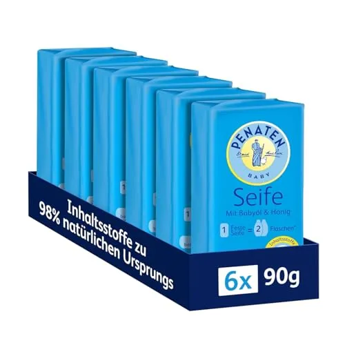 Penaten feste Seife für Babys, 6 x 90g