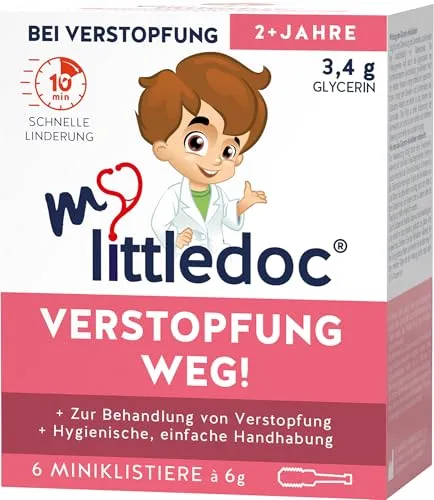 mylittledoc Verstopfung Weg! Glycerin Miniklistiere 6 Stück