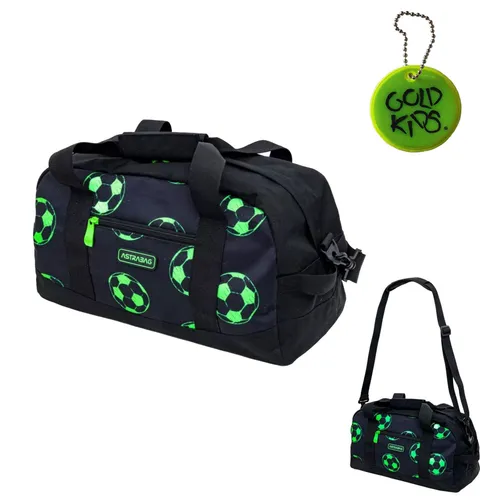 Goldkids Sporttasche für Kinder mit Fußball Motiv - Klassische Sporttaschen: Die Sporttasche mit verstärktem Boden bietet Platz für alles Notwendige und motiviert kleine Sportler durch ihr inspirierendes Design.