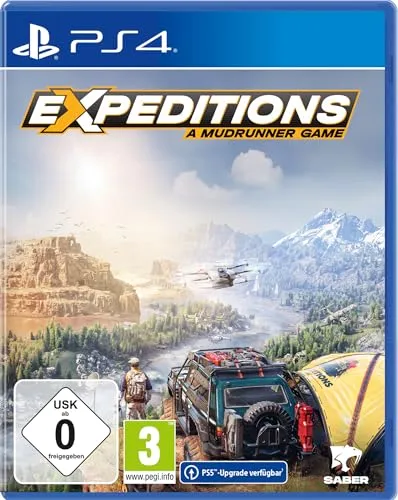 Expeditions A Mud Runner Game - PS4 [EU Version] - Abenteuerliches Erkundungsspiel, in dem du mit verschiedenen Fahrzeugen extreme Landschaften meisterst und dein Team von Experten für erfolgreiche Forschungsmissionen zusammenstellst.