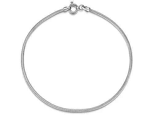 Schlangenkette Armband 1,6mm - 925 Silber, Länge 21cm