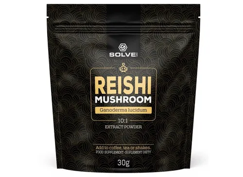 SolveLabs Reishi (Ganoderma Lucidum) 10:1 30g Pulver
