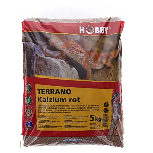 Hobby 34073 Terrano Kalzium, rot, Durchmesser 2-3 mm, 5 kg von Hobby