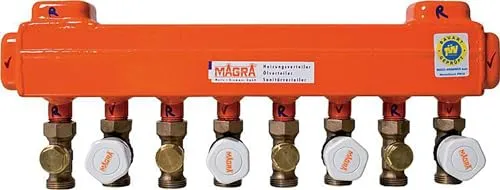 MAGRA Heizkreisverteiler (60/60) m.Ventilen 4-Kreise 1020060