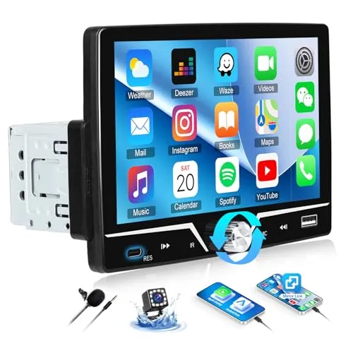 Din Autoradio mit CarPlay und Android Auto von SIXTOP