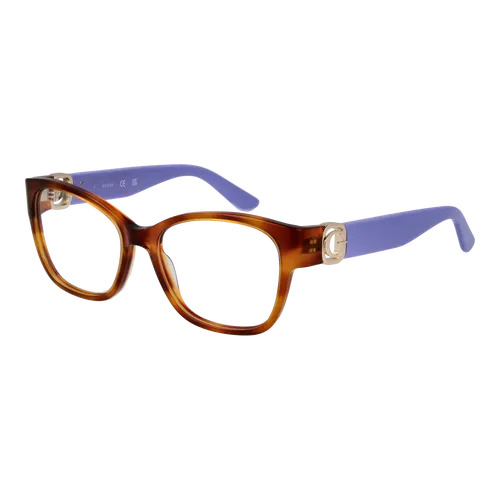 Guess GU50120 053 52 Damen Brillenfassung - Damen Brillenfassung aus hochwertigem Azetat, im eleganten quadratischen Design. Ideal für stilbewusste Frauen, inklusive Original-Etui.