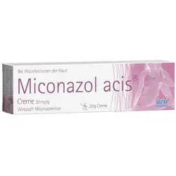Miconazol acis Creme