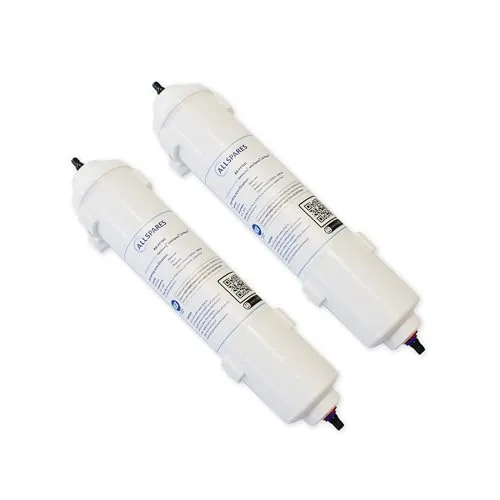 AllSpares Wasserfilter für Samsung DA29-10105J, HAFEX/EXP, EF-9603, WSF-100 | LG 5231JA2010B, ADQ73693901, ADQ736939 | Whirlpool WPRO USC100 (2 Stück)