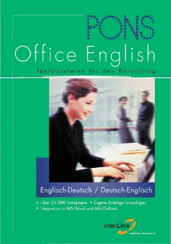 PONS Office English: Textbausteine für den Büroalltag. Englisch-Deutsch /Deutsch-Englisch