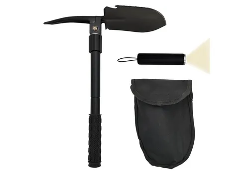 BURI Spaten Klappspaten Tasche Spaten Multifunktion Hacke Säge Campingspaten