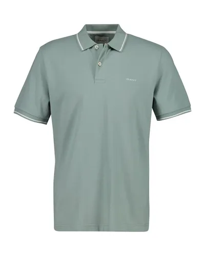 GANT Tipping SS Pique Polo - Elegantes Pique Polo mit charakteristischem Logo, ideal für lässige Anlässe. Hochwertige Baumwolle sorgt für angenehmen Tragekomfort und eine perfekte Passform.