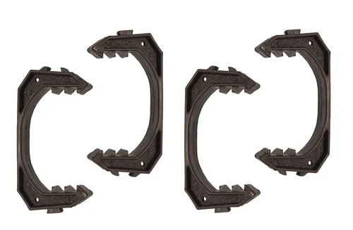 Fensterklammer braun, Fenster-Stopp, Fenster-Keil, Zugluftsicherung 4 x