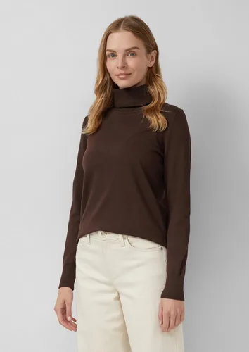 s.Oliver Rollkragenpullover - Eleganter Strickpullover für jeden Anlass - Strickpullover in Basic-Schnitt mit schützendem Rollkragen, ideal für Büro und Freizeit. Angenehmer Viskosemix sorgt für Wohlfühlkomfort.