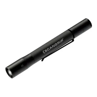 Scangrip Flash Pen R LED Taschenlampe, 300 Lumen - Taschenlampe mit 300 Lumen und bis zu 100 Meter Leuchtweite, spritzwassergeschützt (IP54) und ergonomischem Griff für optimale Handhabung.