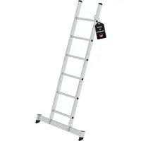 PROREGAL® Anlegeleiter mit nivello®-Traverse - Aluminium Sprossen-Anlegeleiter für maximale Sicherheit und Stabilität, mit 15 Jahren Garantie – ideal für professionelle Anwendungen.