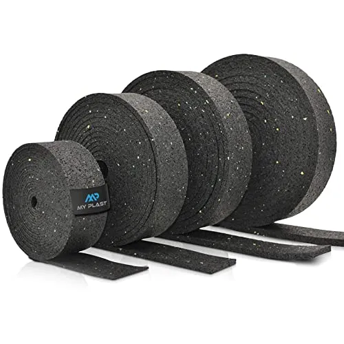 Gummigranulat Terrassen Pads in schwarz von My Plast