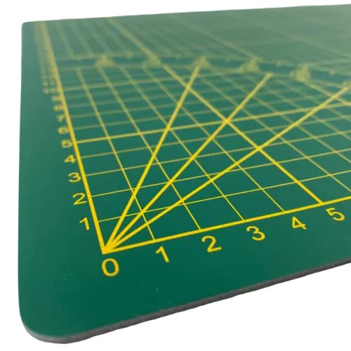 Schneidematte A3 45 x 30 cm in grün mit selbstheilender Oberfläche zum Basteln, Nähen und Patchwork