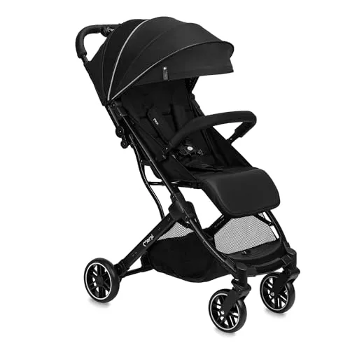MOMI ESTELLE Kinderwagen für Kinder ab 6 Monat bis zu max. Körpergewicht von 15 kg, H105 x B51 x T75 cm, klappbar auf die Maße H65 x B51 x T21 cm, Gewicht 7,5 kg, 5-Punkt-Sicherheitsgurt
