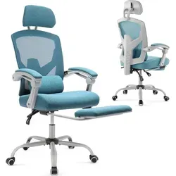 Bürostuhl Ergonomisch in blau von DUMOS