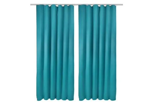 Beautissu Vorhang Amelie Nora, 2er Set Verdunkelungsvorhang 140x245cm - Fertiggardinen Set mit lichtundurchlässigen Blackout-Vorhängen, ideal für vollständige Verdunkelung und verschiedene Dekorationsstile dank attraktiver Farben.