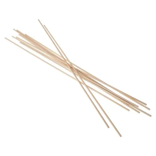 TrendLine Pflanzstab, 10 Stück 50 cm Holz Rankstab Rankhilfe Pflanzstäbe