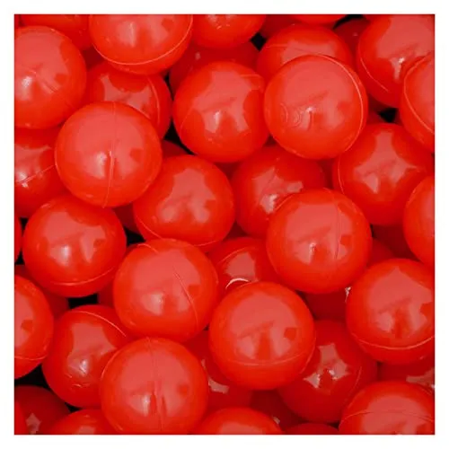LittleTom 50 Bunte Bällebad Bälle für Baby Spielbälle 5,5cm - Indoor Outdoor Spielzeug für Spielzelt Spieltunnel Bällebadbälle Kinder Plastikbälle Klein - Babyspielzeug für Babys ab 0 Monate