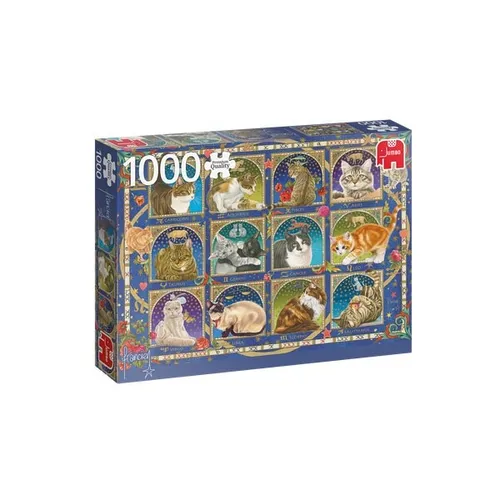 JUMBO PUZZLE FRANCIEN HOROSKOP KATZEN 1000 TEILE