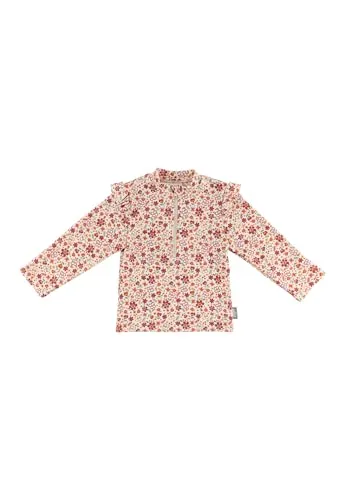 Sterntaler Badeshirt Blumen – Langarm Schwimmshirt für Mädchen - Rashguard-Shirt für Babymädchen mit UV-Schutz 50+ und praktischen Frontreißverschluss. Ideal für sonnige Tage am Strand oder im Schwimmbad.