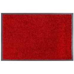 Astra strapazierfähige Schmutzfangmatte – rutschfest und robust (rot, 80x120cm) - Fußmatten: Ideal für einen sauberen Eingangsbereich, rutschhemmend und langlebig. Aus 100% Polypropylen, nimmt Schmutz und Nässe effektiv auf.