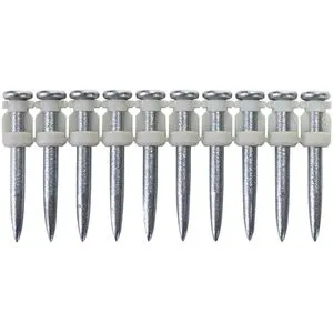 Makita Streifennägel 196288-9, 1000 Stück, 0 Grad - Verzinkte Streifennägel für Makita Gasnagler GN420C, ideal für stabile Befestigungen in Beton. 3,1 x 27mm mit Glattschaft für einfache Verarbeitung und hohe Korrosionsbeständigkeit.