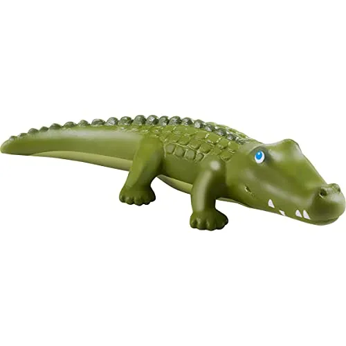 HABA 305593 - Little Friends – Krokodil, Spielfigur ab 3 Jahren, grün