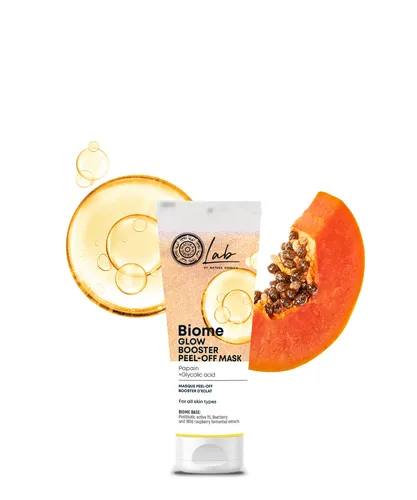 Lab by NS. Biome. Glow Booster Peel-Off Face Mask, 75 ml