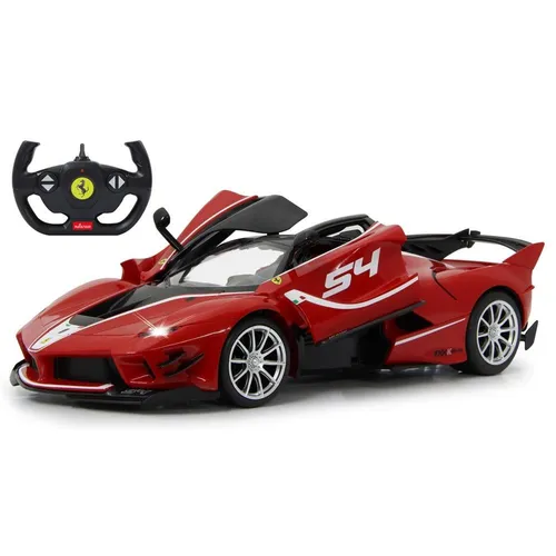 JAMARA 405169 Ferrari FXX K Evo 1:14 - Offiziell lizenziert - RC-Modelle mit bis zu 1 Stunde Fahrzeit und 11 Km/h. Perfekt nachgebildete Details und manuell öffnende Türen sorgen für ein realistisches Fahrerlebnis.