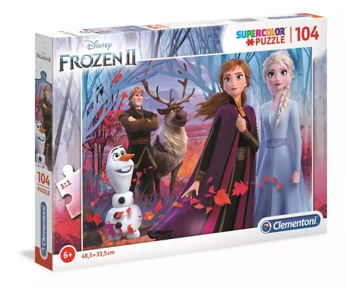 Puzzle 104 elementy. Supercolor. Kraina Lodu 2 Clementoni 8005125272747