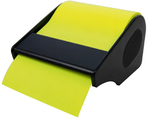 RNK Verlag Haftnotizen-Rolle im Abroller brillant-gelb 60 mm x 10 m